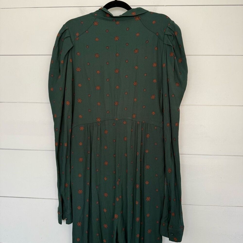 Free People Women’s Large Green Jade Star Eyes Jumpsuit - Picture 4 of 8